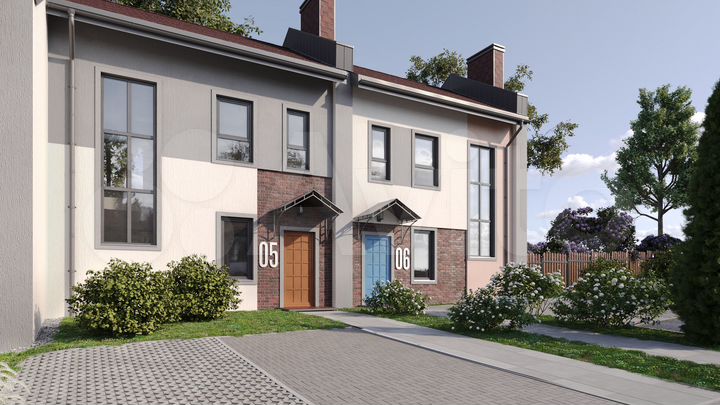 Таунхаус 60 м² на участке 2,2 сот.