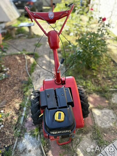 Мотоблок Салют 100 Lifan 6.5 c прицепом Целина