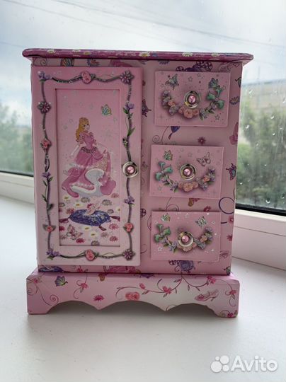 Детская шкатулка комод для украшений