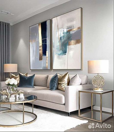 Картины с золотом в наличии