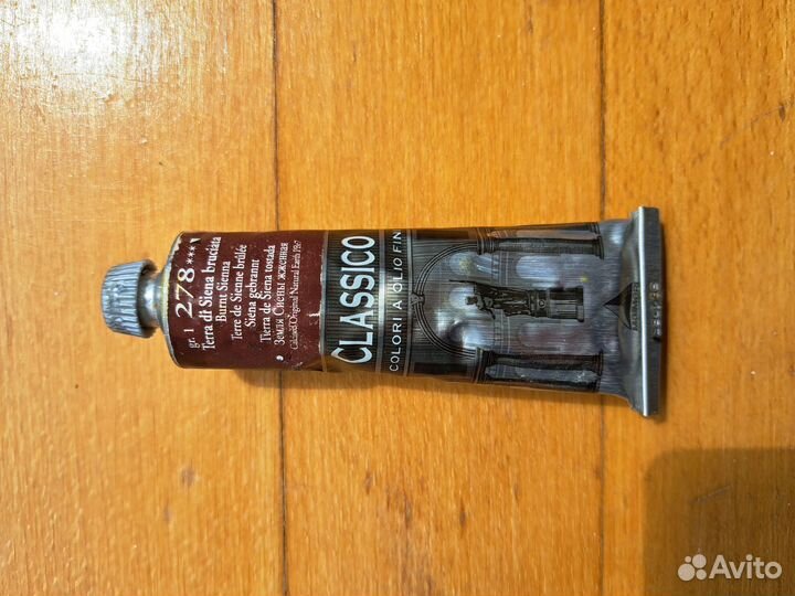 Краска масляная Земля сиены жженая Classico 60мл