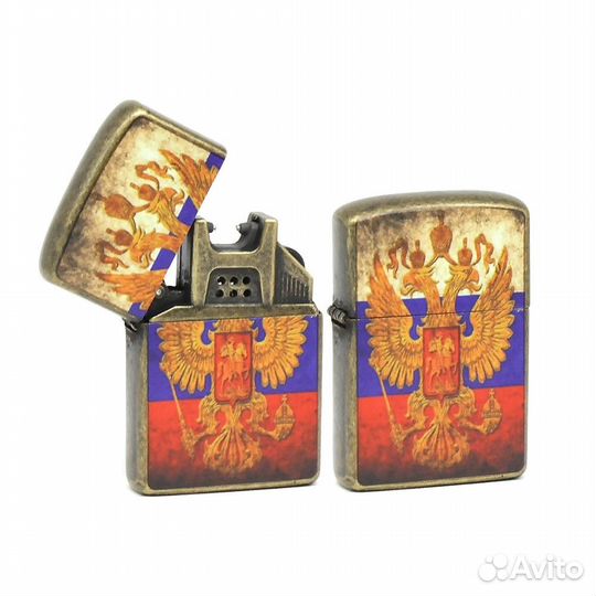 Зажигалка Плазменная USB Герб РФ (электронная)