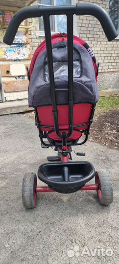 Велосипед коляска трехколесный с ручкой berger