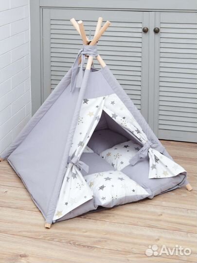 Лежанка домик для собаки