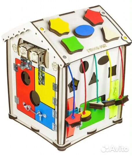 Бизиборд развивающий домик