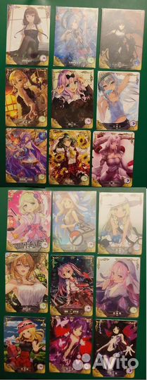 Коллекционные аниме карты Goddess Story