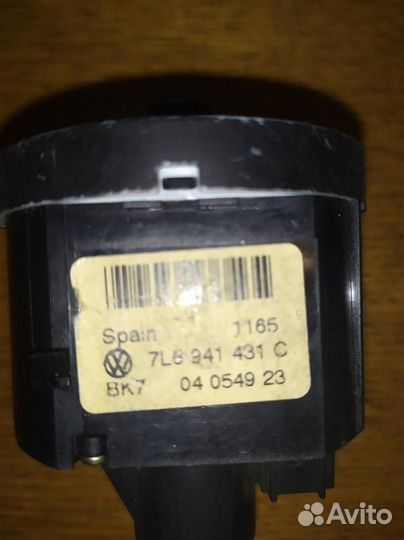 Переключатель света фар VW Touareg