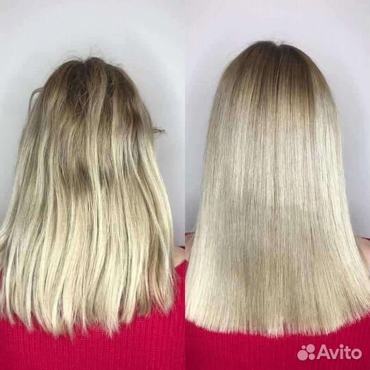 Модель на кератиновое выпрямление