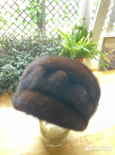 Шапка норковая женская