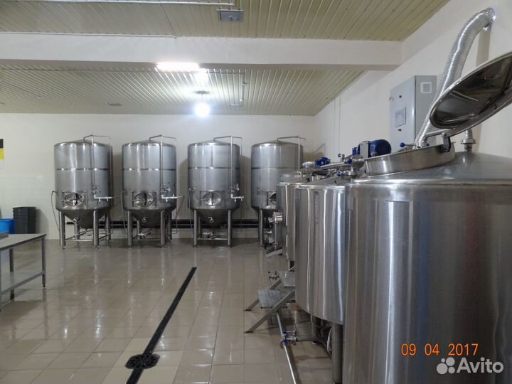 Мини пивоварня на 10000 л в месяц