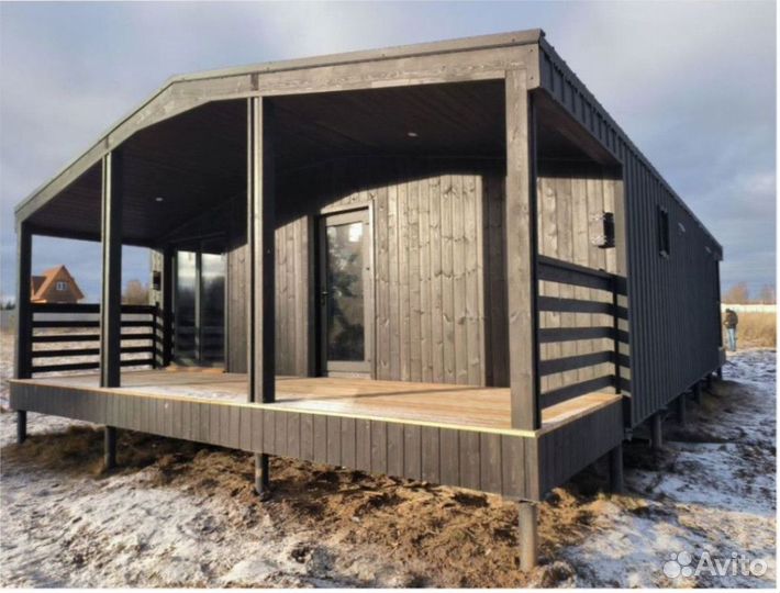 Каркасный дом с доставкой 40 м кв, арт. гп-5292