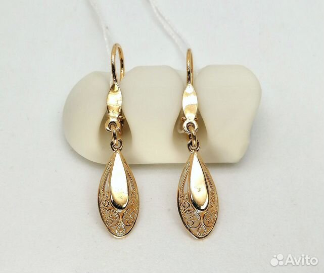 Золотые серьги