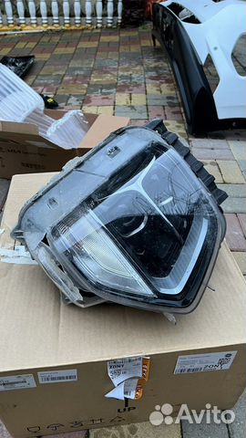 Фара hyundai santa fe