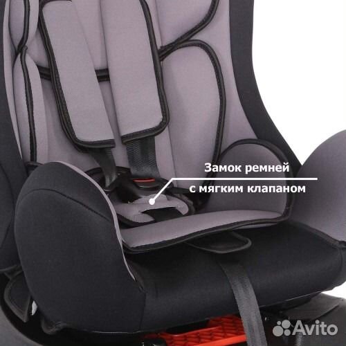 Кресло детское диона 0-25кг серое