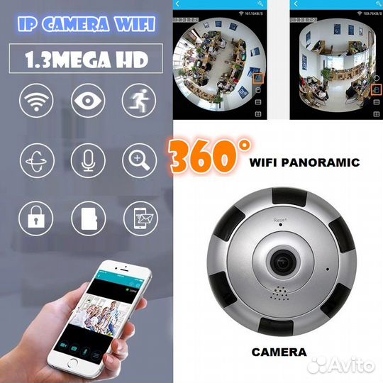 Wi-Fi IP камера