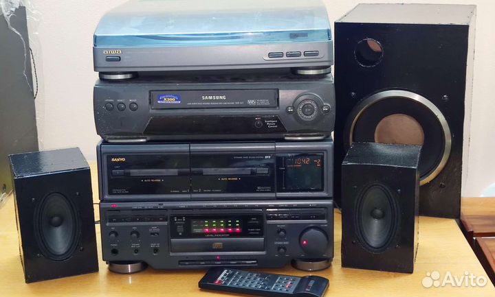 Ретро Sanyo SF-3 1989 год музыкальный центр