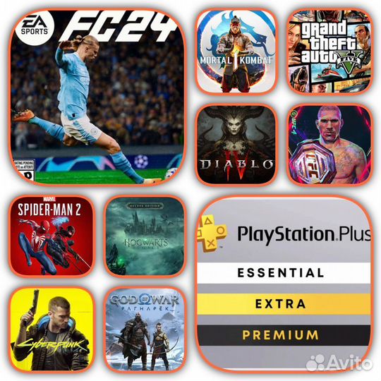 Подписка PS Plus для PS4/PS5, EA Play