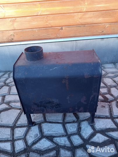 Печь буржуйка в гараж