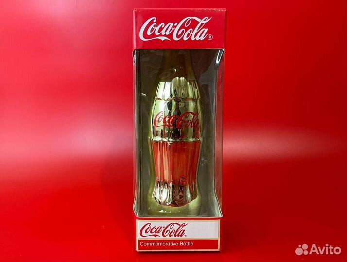 Коллекционная Золотая бутылочка Кока-Кола