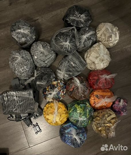 Lego конструктор по цветам 10кг оригинал микс