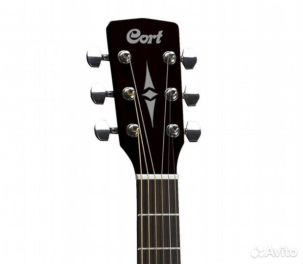 Электроакустическая гитара Cort AF510E-BKS