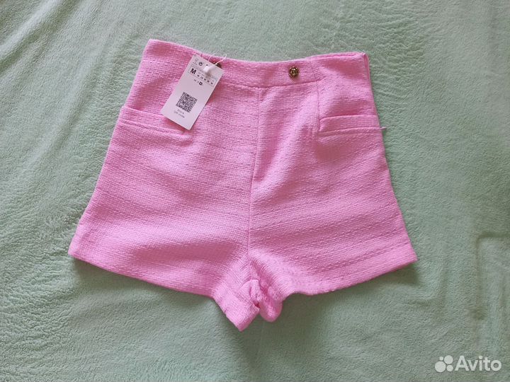 Шорты твидовые