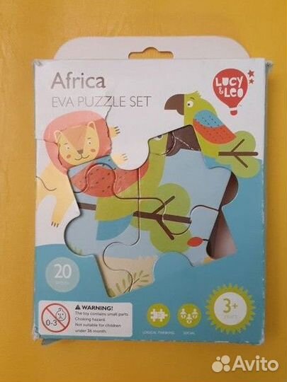 Пазлы + лото для малышей