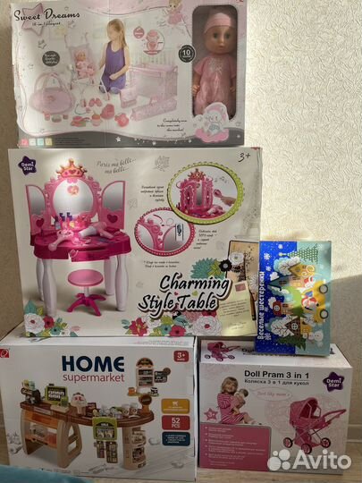 Новая кукла супермаркет коляска