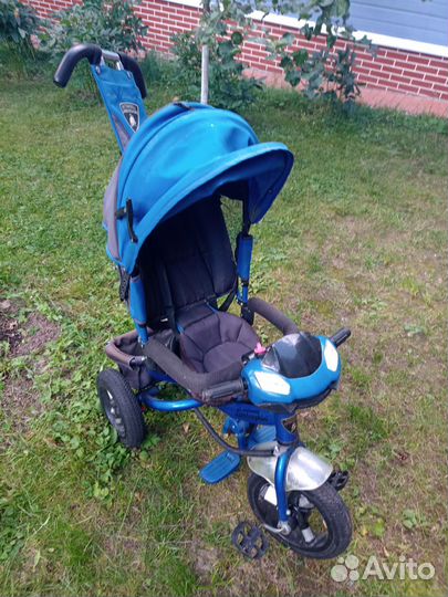 Велосипед 3х-колесный с ручкой