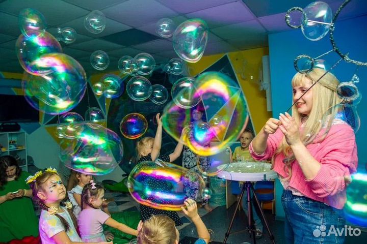 Шоу мыльных пузырей
