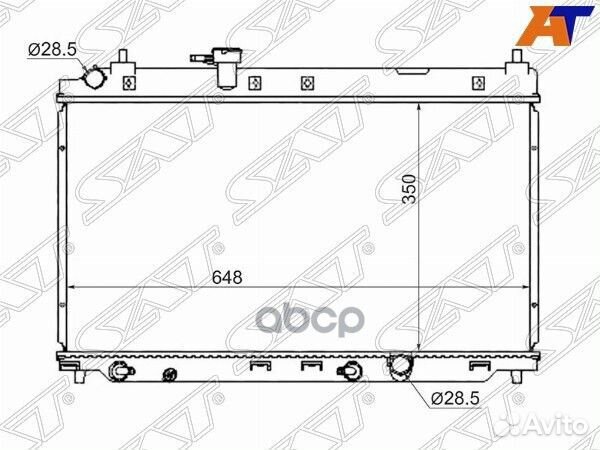 Радиатор Honda City 02-08 / Fit Aria 02-09 HD00014