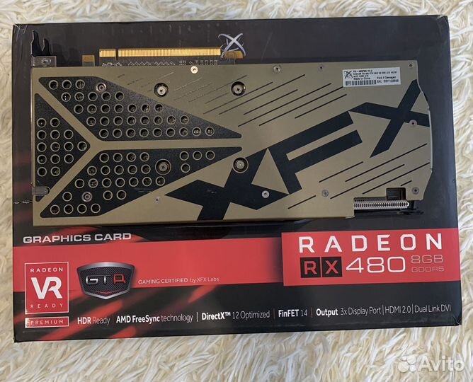 Видеокарта RX480 8GB