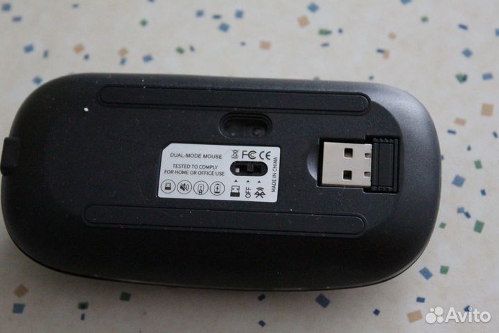 Мышь аккумуляторная BlueTooth плюс адаптер