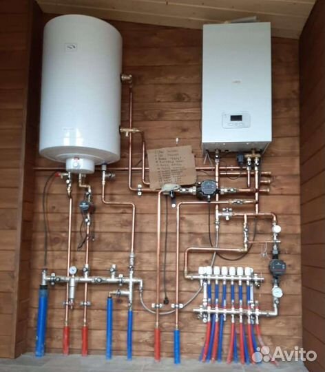 Водоснабжение, сантехника, монтаж отопления