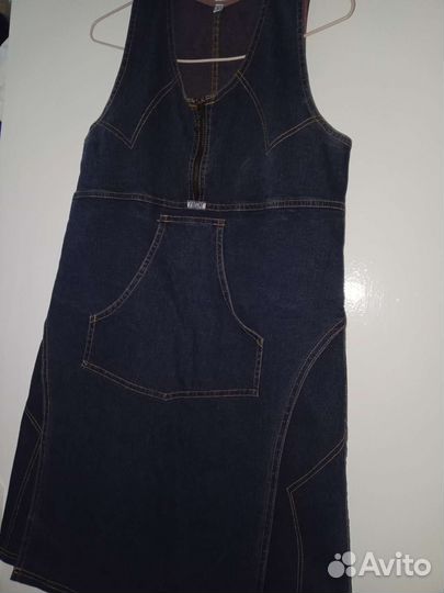 Джинсовый сарафан