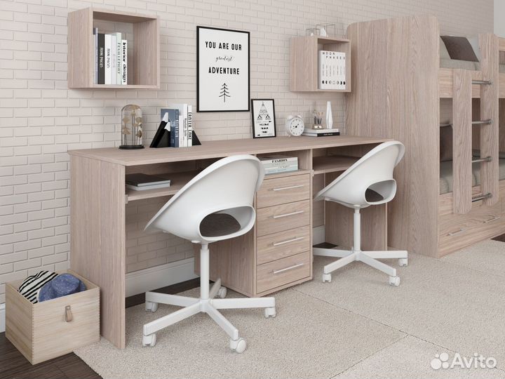 Компьютерный стол для двоих Лаворо