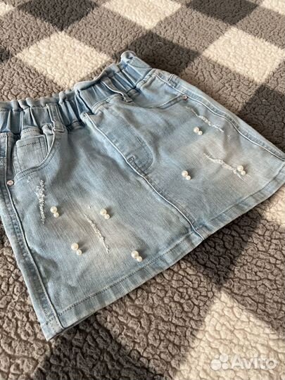 Юбка джинсовая