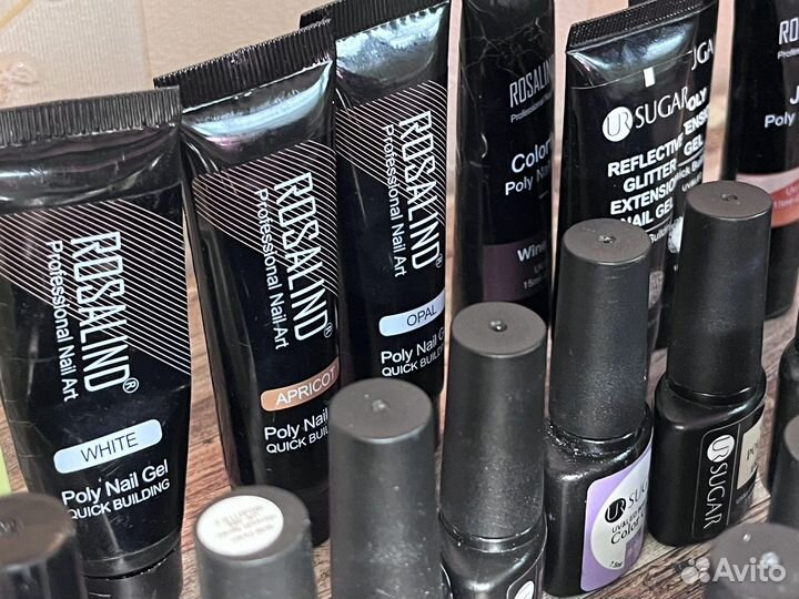 Набор гель баз и гель лаков для маникюра