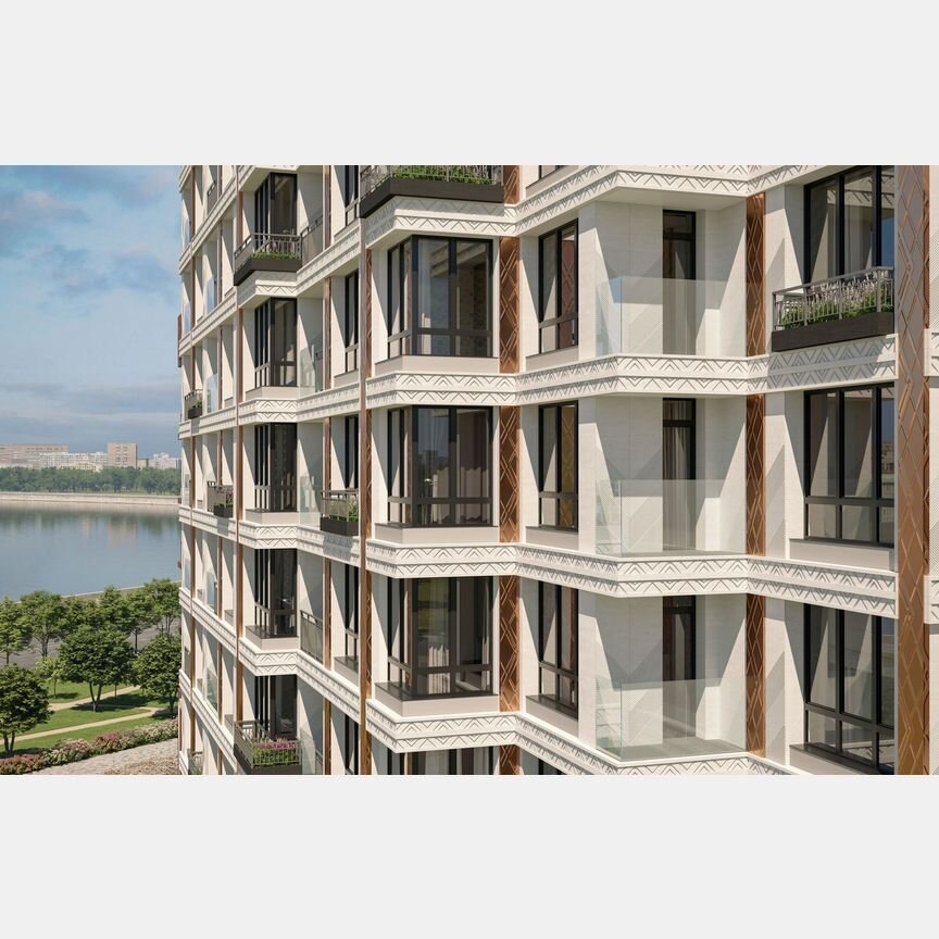 2-к. квартира, 83,8 м², 11/16 эт.