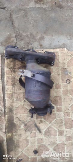 Выпускной коллектор renault logan 2