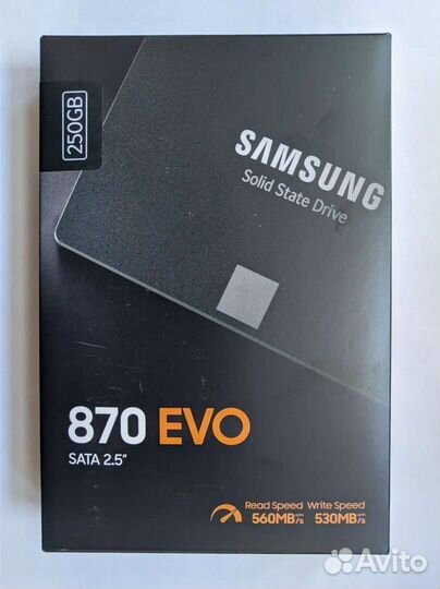 Ssd samsung 870 evo 250gb
