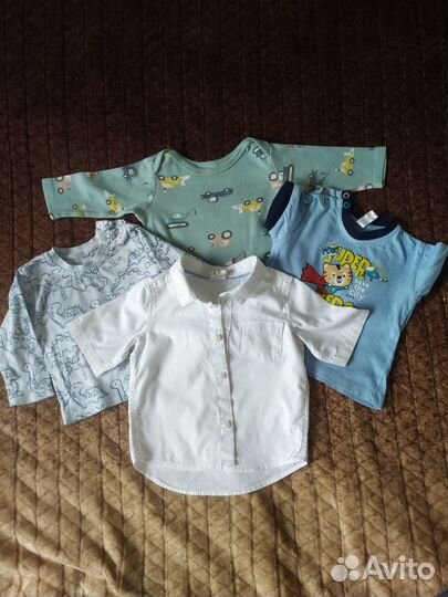 Вещи пакетом на мальчика 74