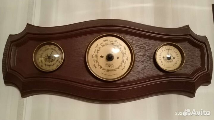 Метеостанция СССР барометр термометр гигрометр