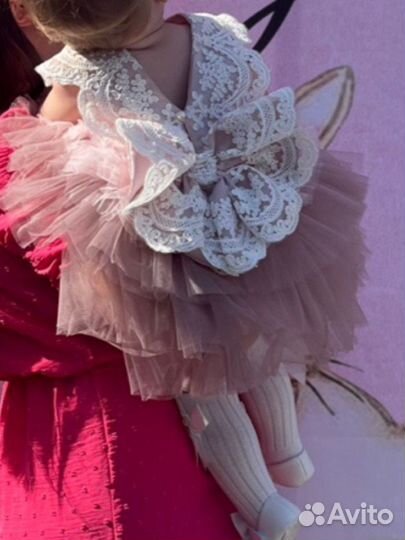 Пышное платье для девочки 74-80