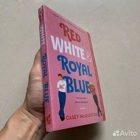 Книга Red white and royal blue