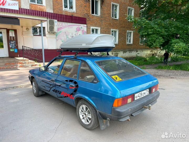 Автобокс Voyage 440л усиленный на Москвич 2141