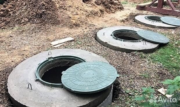 Септик из жби колец под ключ