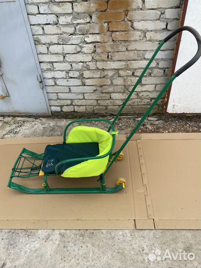 Детские санки с колесами