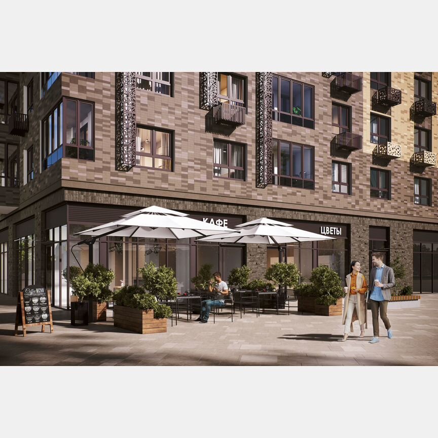 1-к. квартира, 48,4 м², 13/25 эт.