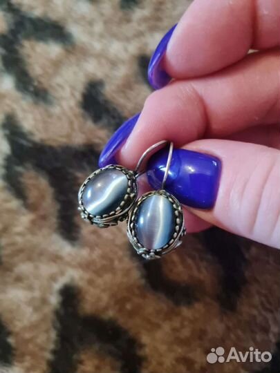 Комплект серьги и кольцо